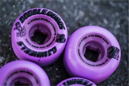 OJ Double Duro Skateboard Wheels Purple 53MM 99A/95A