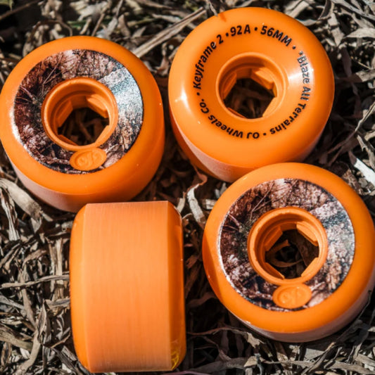 OJ X Realtree APX Keyframe 2 Wheels Orange 56MM 92A