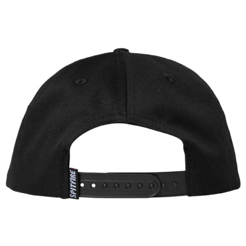Spitfire Old E Drop Snapback Hat - Black/White back