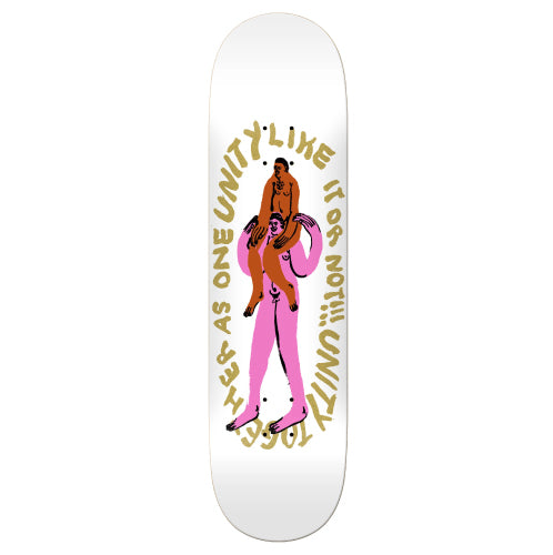 Unity On Top True Fit Skateboard Deck 8.06" full bottom