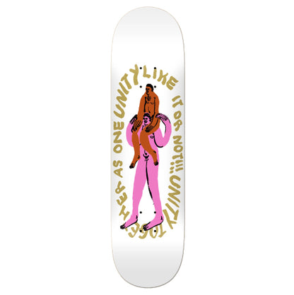 Unity On Top True Fit Skateboard Deck 8.06" full bottom