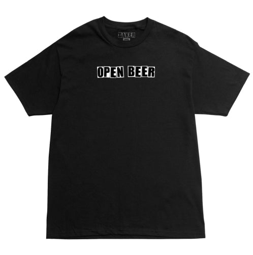 Baker Open Beer Tee - Black