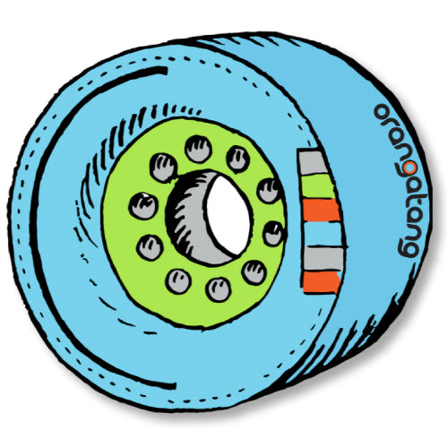 Orangatang Kegal Floor Decal Sticker 10"