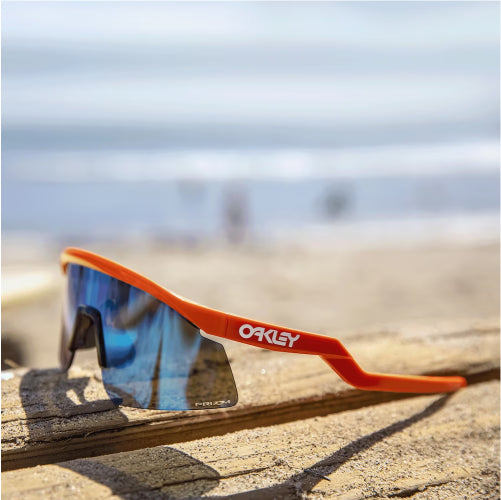 Oakley Hydra Neon Orange Frame with Prizm Sapphire Lenses