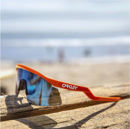 Oakley Hydra Neon Orange Frame with Prizm Sapphire Lenses