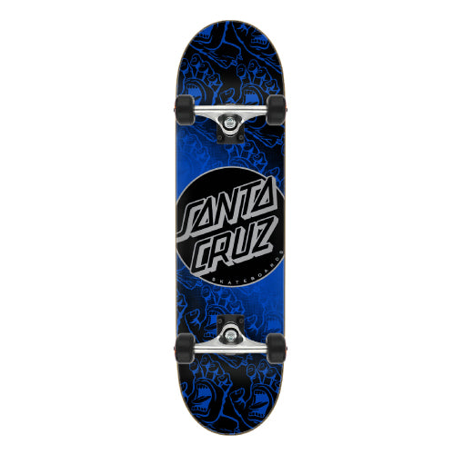 Santa Cruz Other Dot Hands Complete Skateboard 8.25" full bottom