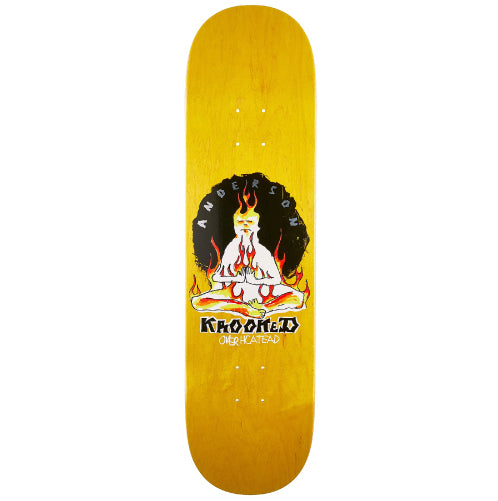 Krooked Anderson Overheated Skateboard Deck Assorted 8.38"