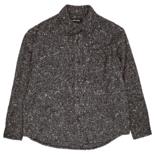 Fucking Awesome Herringbone Heavyweight Flannel Overshirt - Black