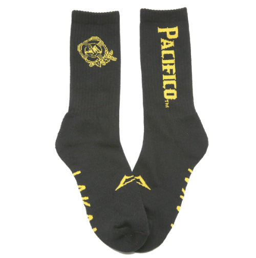 Lakai X Pacifico Crew Socks in a Can - Black
