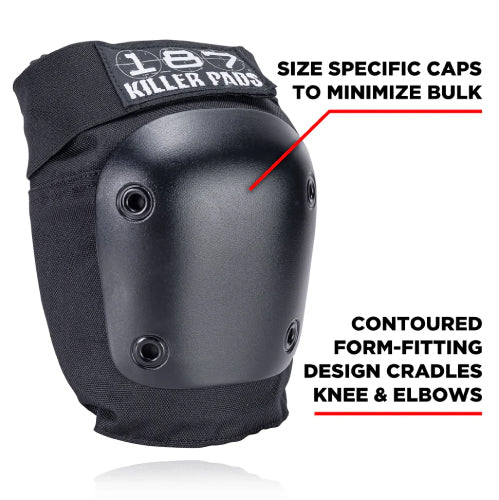 187 Killer Pads Knee/Elbow Combo Pack Pad Set knee