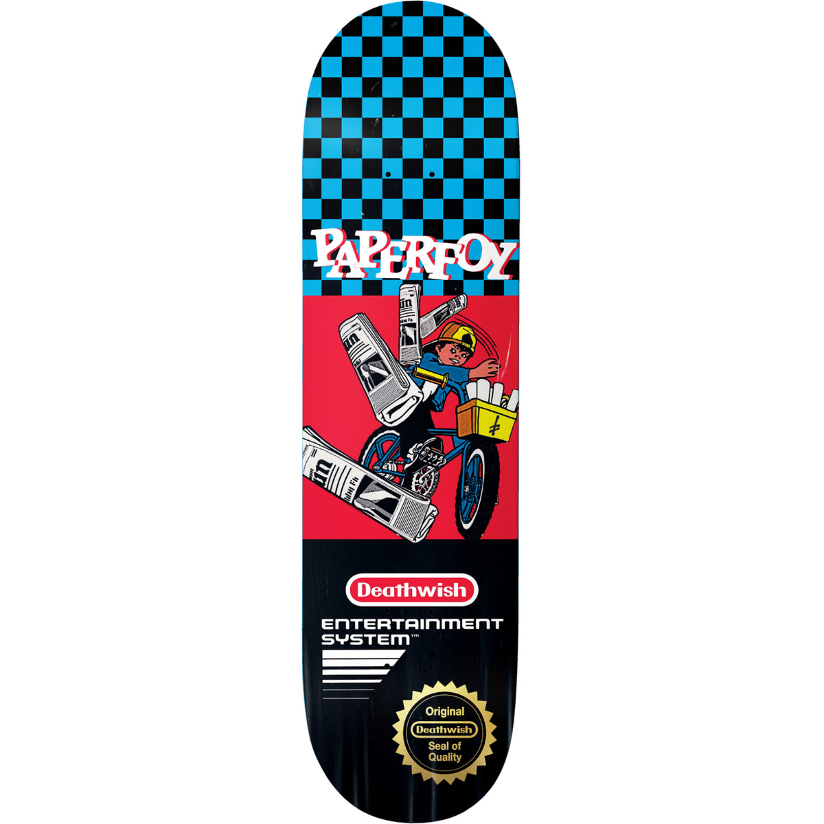 Deathwish Foy Paper Foy Skateboard Deck 8.25"