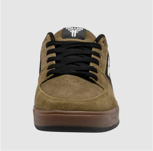 Fallen Patriot Skate Shoe - Olive/Black/Gum Cupsole