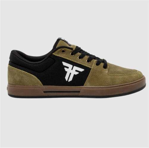 Fallen Patriot Skate Shoe - Olive/Black/Gum Cupsole