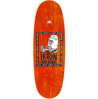 Heroin Paul's Egg Double Driller Skateboard Deck 10.4"