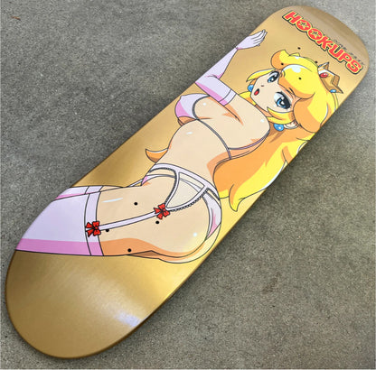 Hook-Ups Peach Special Edition Skateboard Deck 8.5" all
