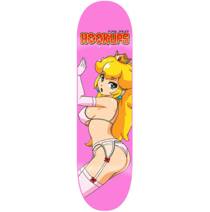 Hook-Ups Peach Special Edition Sparkle Pink Skateboard Deck 8.5"