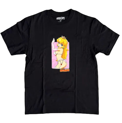 Hook-Ups Peach Tee - Black full