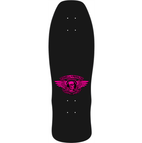 Powell Peralta Welinder Nordic Skull Reissue Skateboard Deck Blacklight 9.625" top