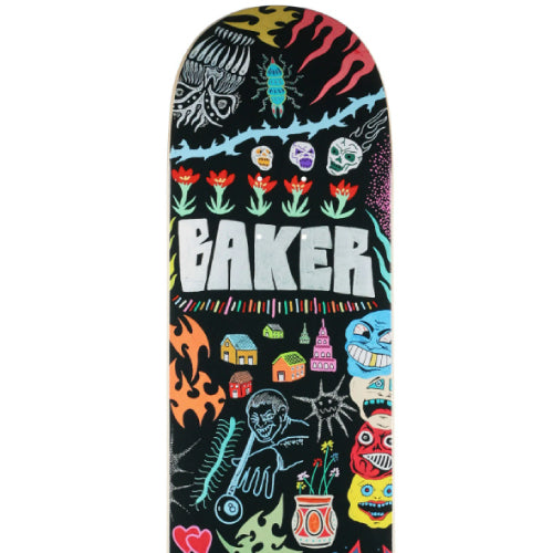 Baker Big B Snapback - White/Navy - Labor Skateboard Shop