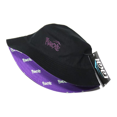 Lakai X Pharcyde Reversable Bucket Hat - Black/Purple Glow