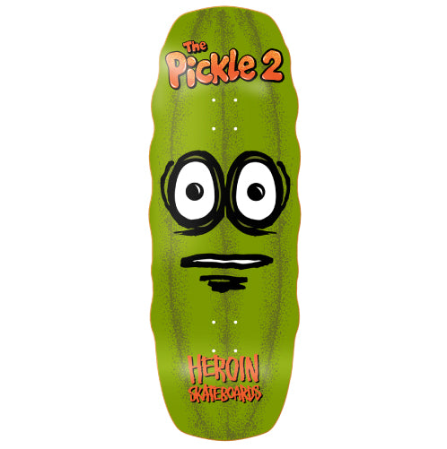 Heroin The Pickle 2 Skateboard Deck 11.125" full bottom