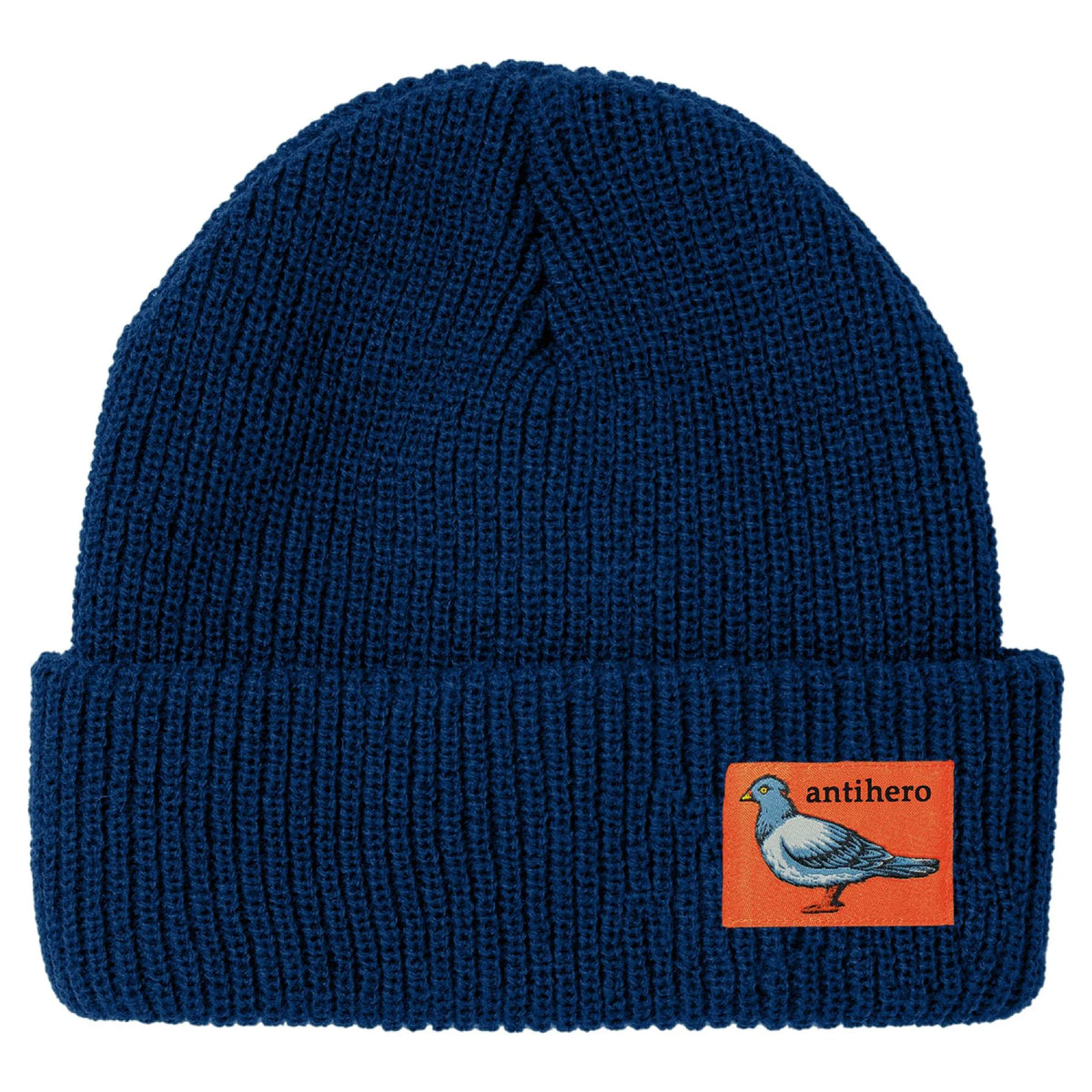 Antihero Lil Pigeon Label Cuff Beanie - Navy