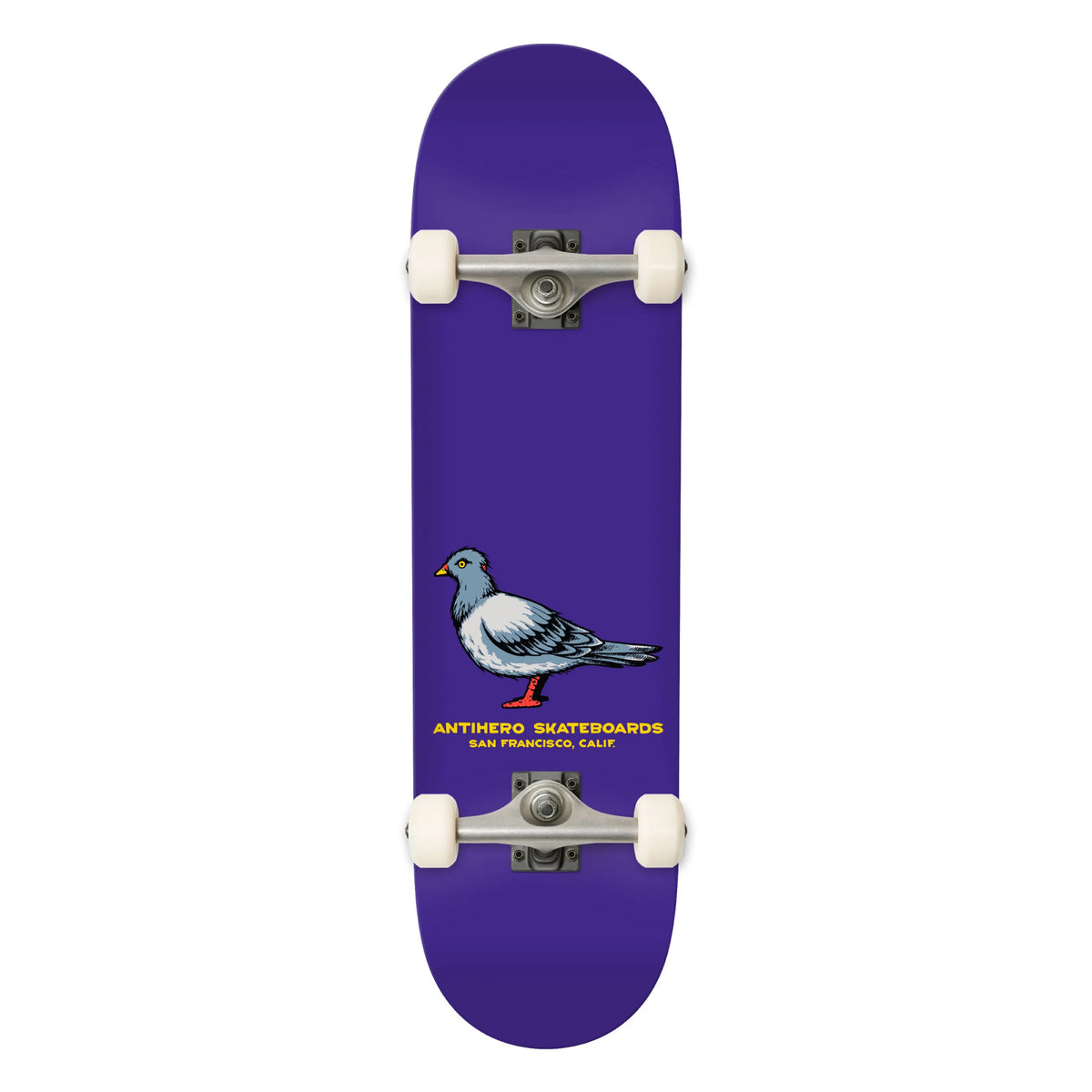 Antihero Pigeon Complete Skateboard Purple 7.5"