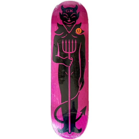 GX1000 Pitchfork Skateboard Deck 8.5" magenta veneer