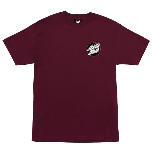*LIMITED* Santa Cruz X Pokemon Fire Type 3 Tee - Burgundy