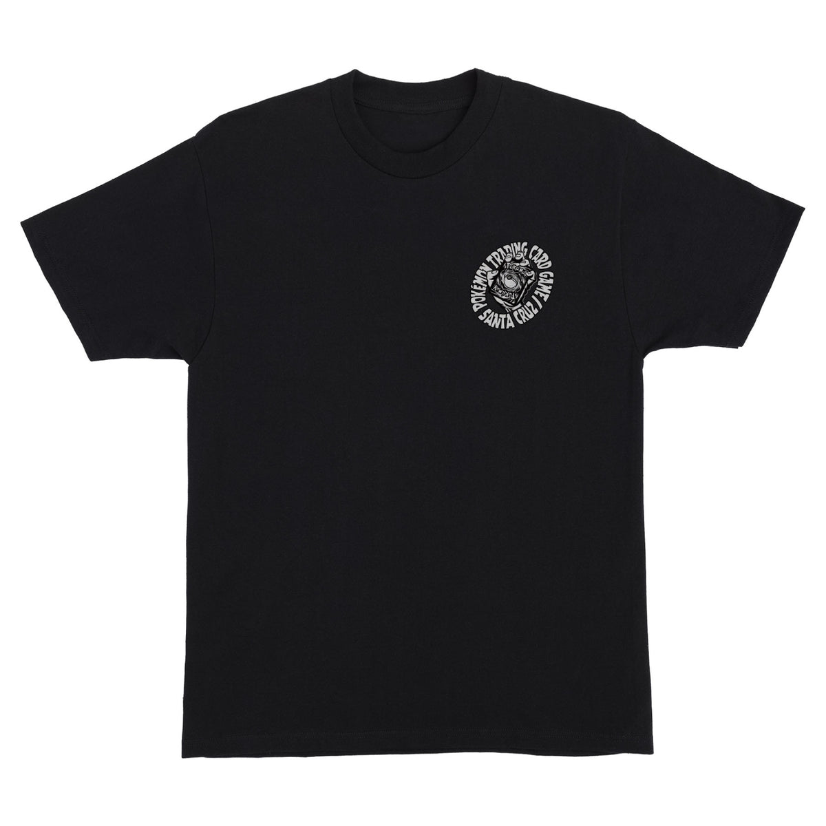 Santa Cruz X Pokémon TCG Hand Heavyweight Tee - Black front