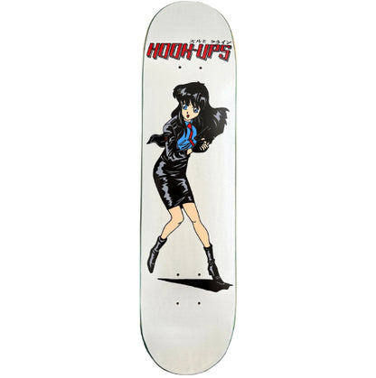 Hook-Ups 30 Years Police Girl Skateboard Deck 7.5" stock