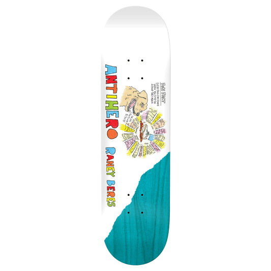 Antihero Raney Porous Walker Rd.3 Skateboard Deck 8.5"