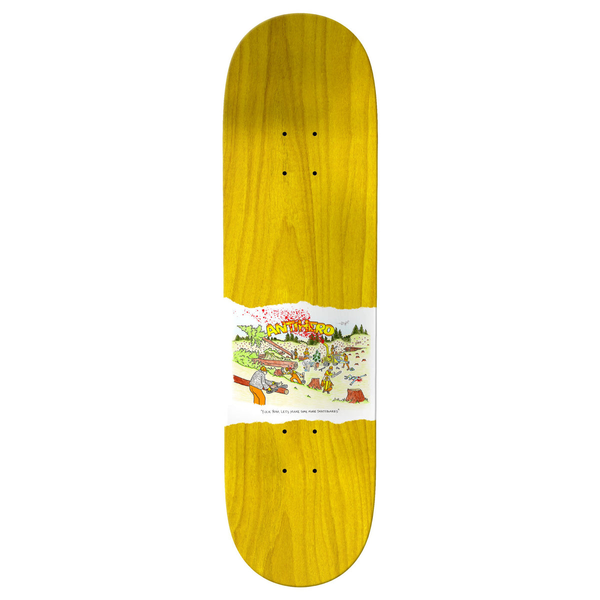 Antihero Daan Porous Walker Rd.3 Skateboard Deck 8.25" top