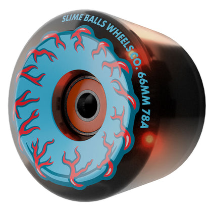 Slime Balls OG Slime *Light Ups* Prayer Candle Skateboard Wheels 66MM 78A profile