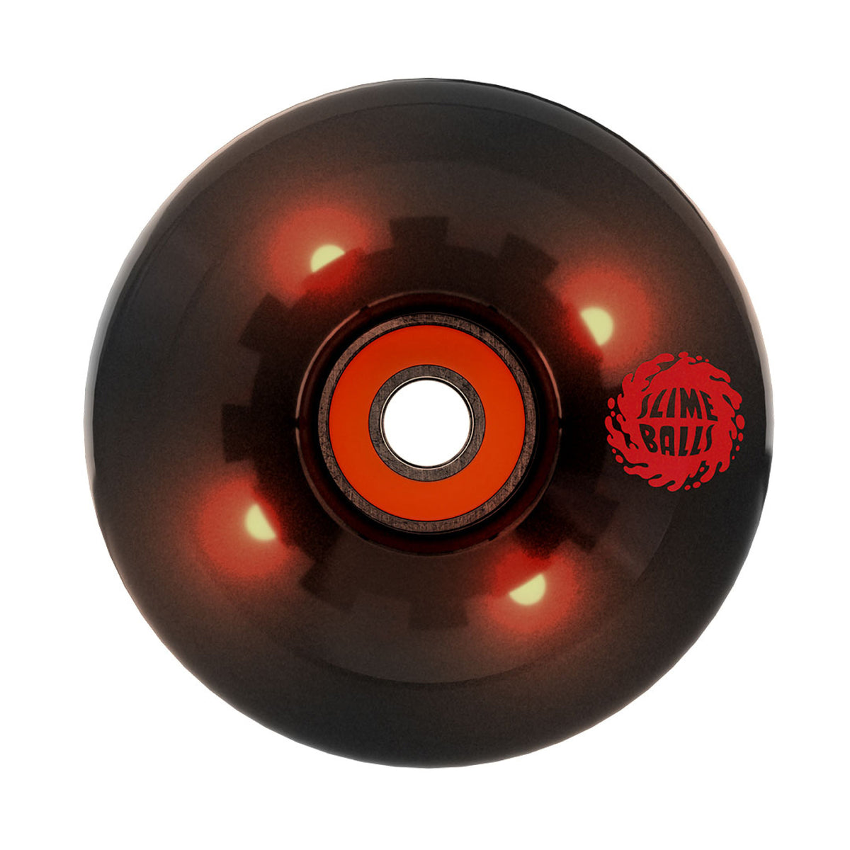 Slime Balls OG Slime *Light Ups* Prayer Candle Skateboard Wheels 66MM 78A inside