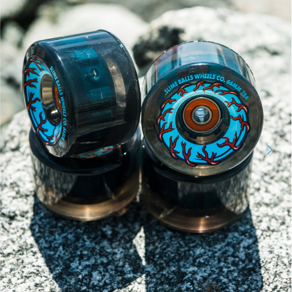 Slime Balls OG Slime *Light Ups* Prayer Candle Skateboard Wheels 66MM 78A