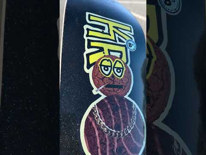 Krooked X Quarter Snacks Snackman Skateboard Deck 8.5"