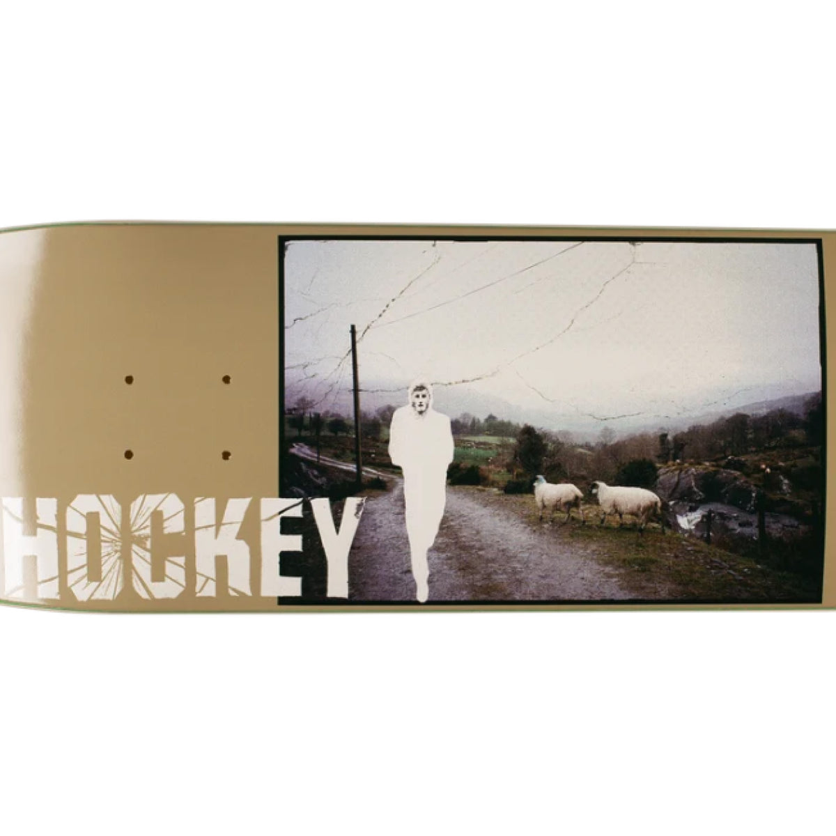Hockey Nik Stain Priest's Leap Shape 1 Skateboard Deck 8.5" graphic