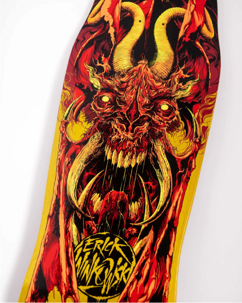 Santa Cruz Winkowski Primeval Shaped Skateboard Deck 10.34" photo