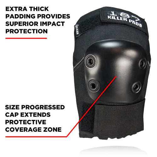 187 Killer Pads Pro Elbow Pad Set - Black