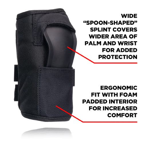 187 Killer Pads Pro Wrist Guard Set - Black splint features
