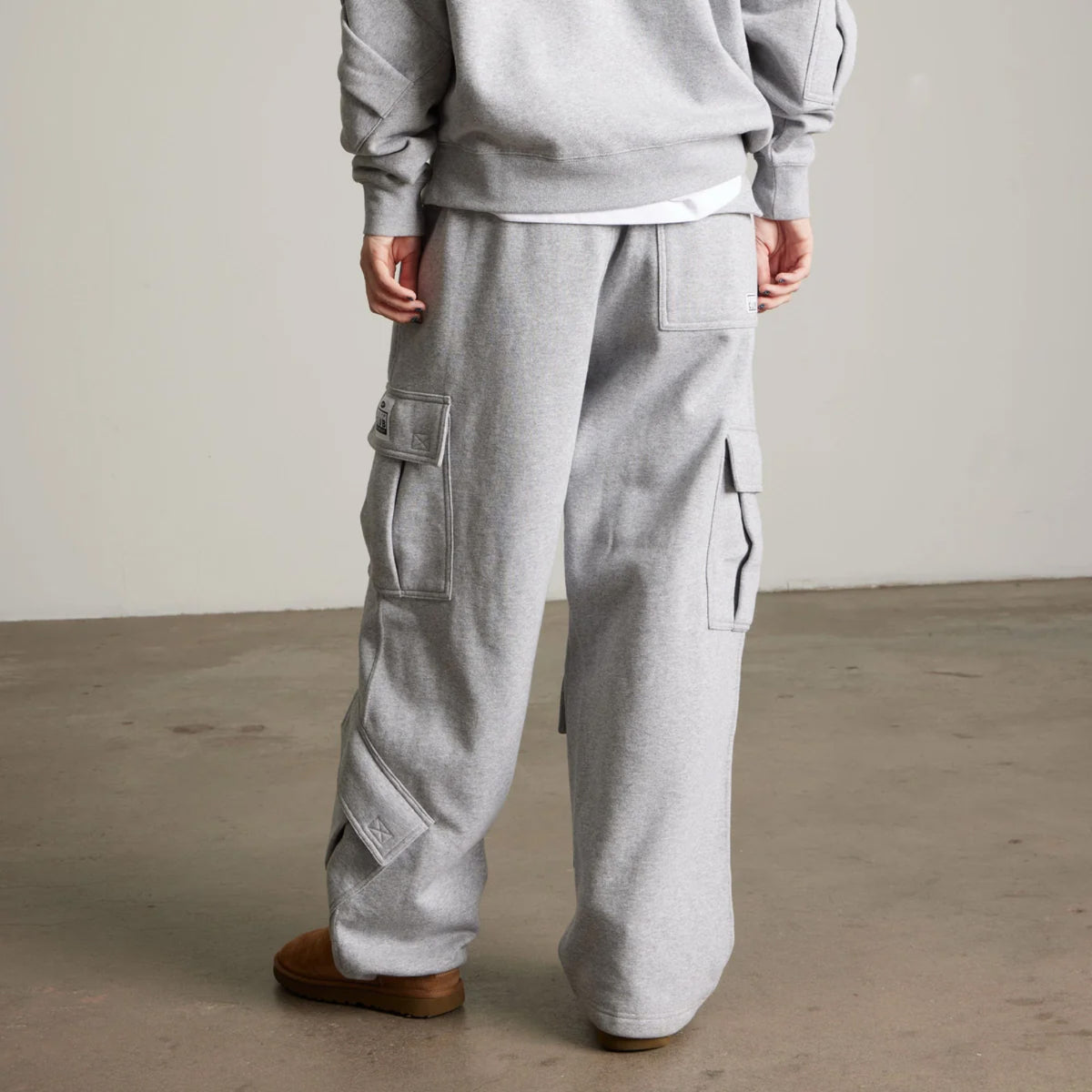 HUF X Pro Club Multi Pocket Pant - Heather Grey