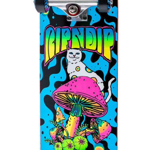 Rip N Dip Psychedelic Complete Skateboard Blue 8.25"