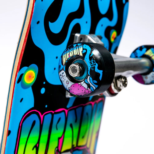 Rip N Dip Psychedelic Complete Skateboard Blue 8.25"