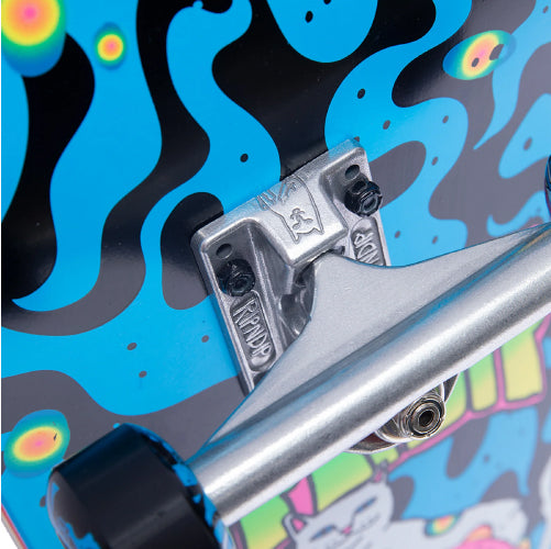Rip N Dip Psychedelic Complete Skateboard Blue 8.25"
