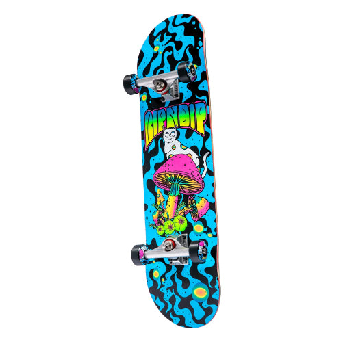 Rip N Dip Psychedelic Complete Skateboard Blue 8.25"