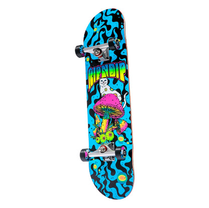 Rip N Dip Psychedelic Complete Skateboard Blue 8.25"