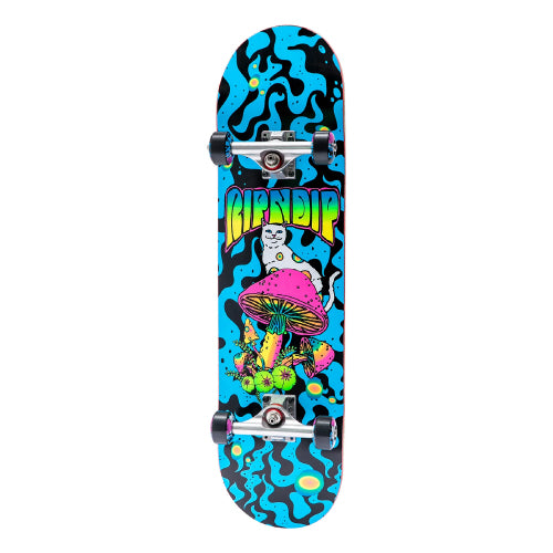 Rip N Dip Psychedelic Complete Skateboard Blue 8.25"