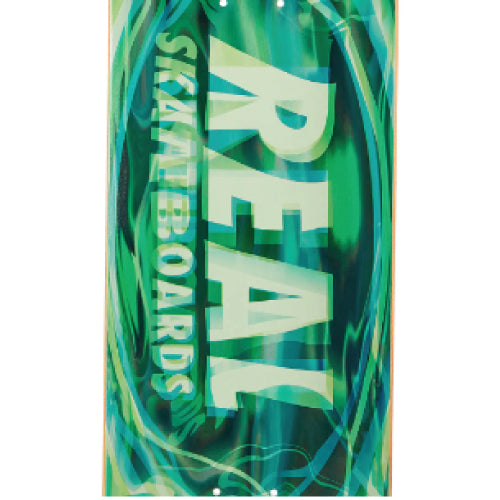 Real Psychoactive Glow Skateboard Deck True Fit Green/Glow in the Dark 8.25"