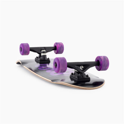 Landyachtz Tugboat Purple Snek Complete 30" nose wheels